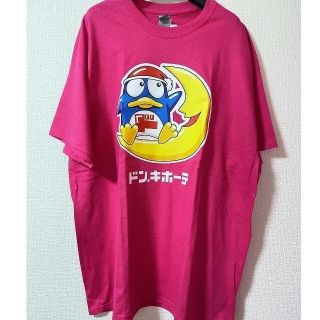 ドンペン Tシャツ ピンク  XL(Tシャツ/カットソー(半袖/袖なし))