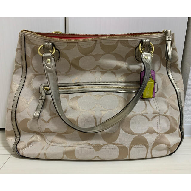 COACH コーチ レザートートバッグ 3391 ショルダーバッグ 美品!