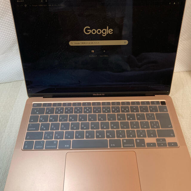 MacBookAir M1 8GB 512GB AppleCare有 ゴールド ノートPC