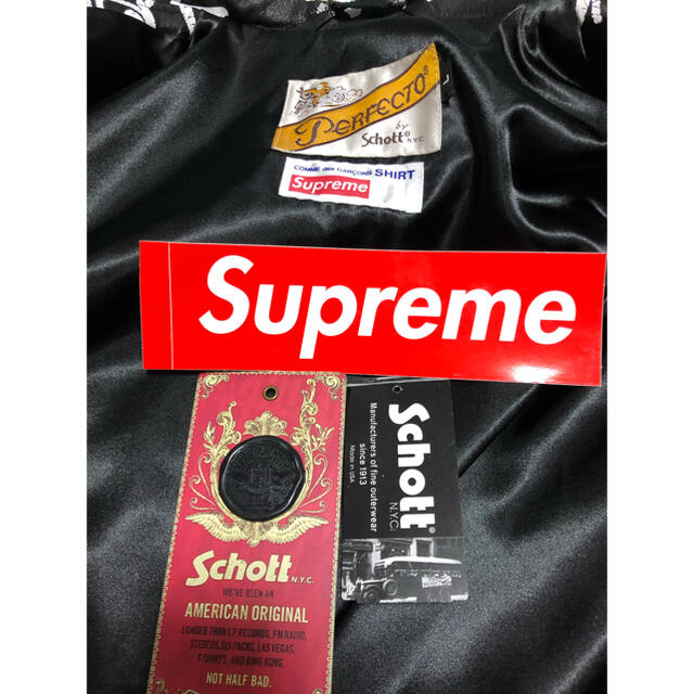Supreme AW シュプリーム コムデギャルソン ライダースジャケット
