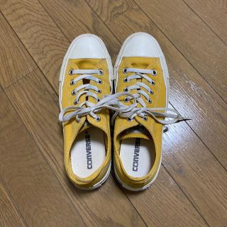 コンバース(CONVERSE)のイエロー　コンバース　23.5(スニーカー)