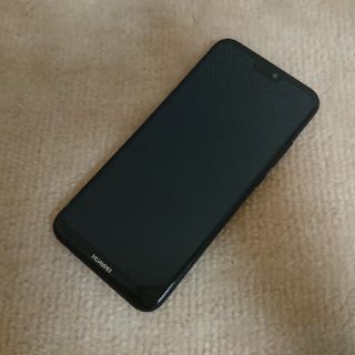 ファーウェイ(HUAWEI)のHUAWEI P20 lite ブラック 32GB UQ版 ジャンク(スマートフォン本体)