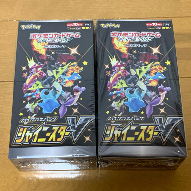 ファッションデザイナー ポケモン - シュリンク付き 2BOX シャイニースターV ポケモンカード Box/デッキ/パック ファッションデザイナー ポケモン - シュリンク付き 2BOX シャイニースターV ポケモンカード Box/デッキ/パック