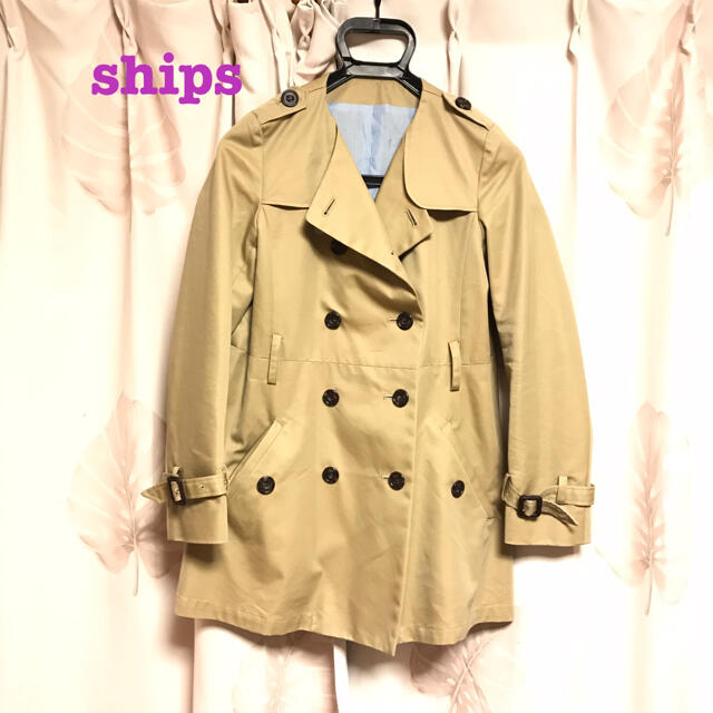 SHIPS(シップス)のships シップス トレンチコート ノーカラー レディース レディースのジャケット/アウター(トレンチコート)の商品写真