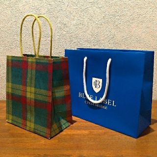 バーバリーブルーレーベル(BURBERRY BLUE LABEL)のBLUE LABEL CRESTBRIDGE、ISETAN ショップバッグ(ショップ袋)