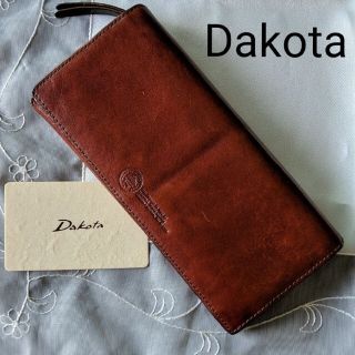 ダコタ(Dakota)のDakota 長財布 メンズ  ダコタ ブラウン 革財布 サックスバー おしゃれ(長財布)