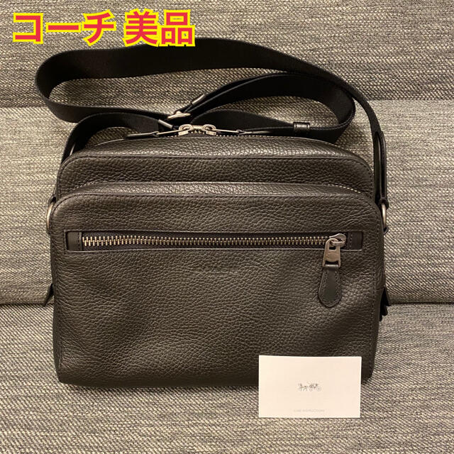 ショルダーバッグコーチ COACH バッグ メンズ ショルダーバッグ 斜めがけ 美品