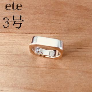 ete エテ ハートパヴェピンキーリング