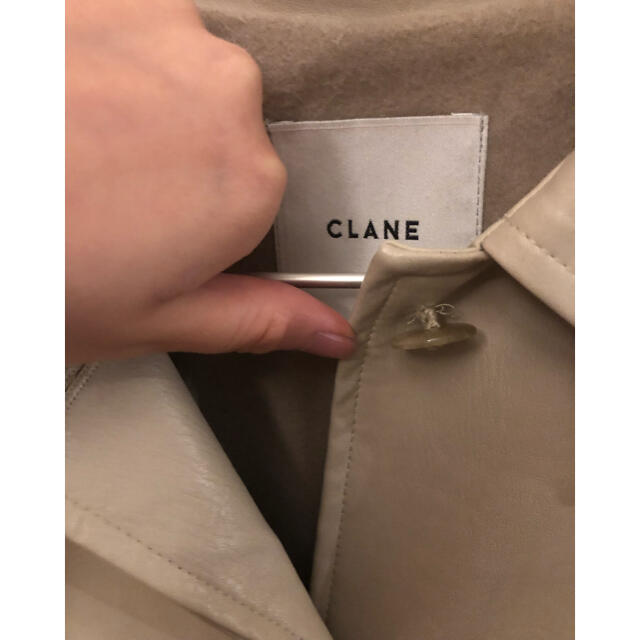  CLANE FAKE LEATHER SHIRT BLOUSON レディースのジャケット/アウター(ブルゾン)の商品写真