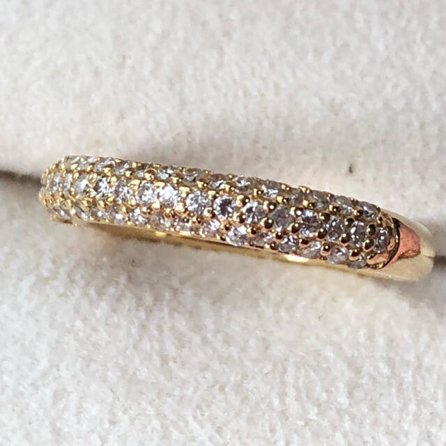専用 ヴァンドーム青山✨9号✨K18YG×ダイヤ0.36ct✨パヴェリング