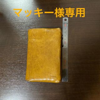 タケオキクチ(TAKEO KIKUCHI)のTAKEO KIKUCHI  二つ折り財布 イタリアンレザー キャメル(折り財布)