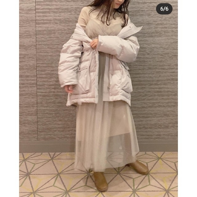 SNIDEL♡ウエストマークミドルダウンジャケット - greatriverarts.com