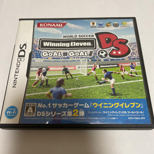 ニンテンドーDS(ニンテンドーDS)のワールドサッカーウイニングイレブンDS ゴール×ゴール！ DS エンタメ/ホビーのゲームソフト/ゲーム機本体(携帯用ゲームソフト)の商品写真