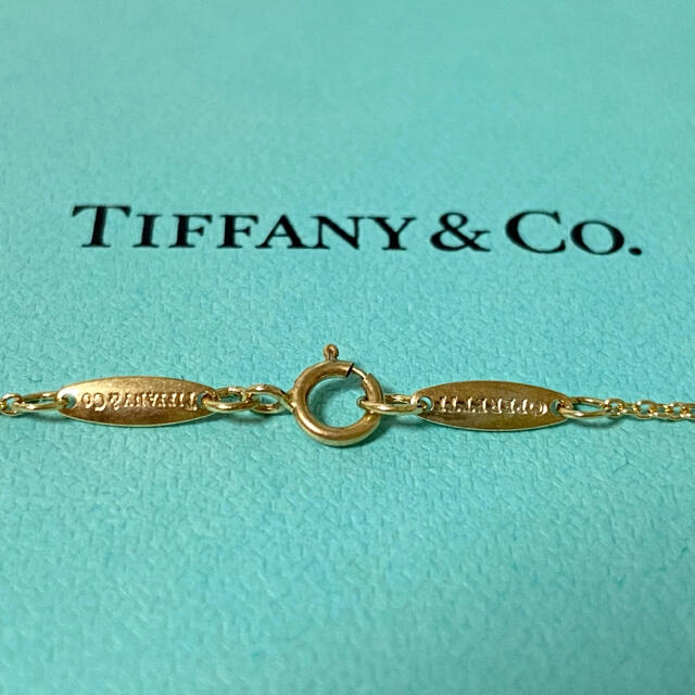 ゴールド寸法Tiffany& Co.(ティファニー)18金ハートネックレス【未使用】