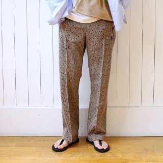 needles トラックパンツ　21aw レオパード