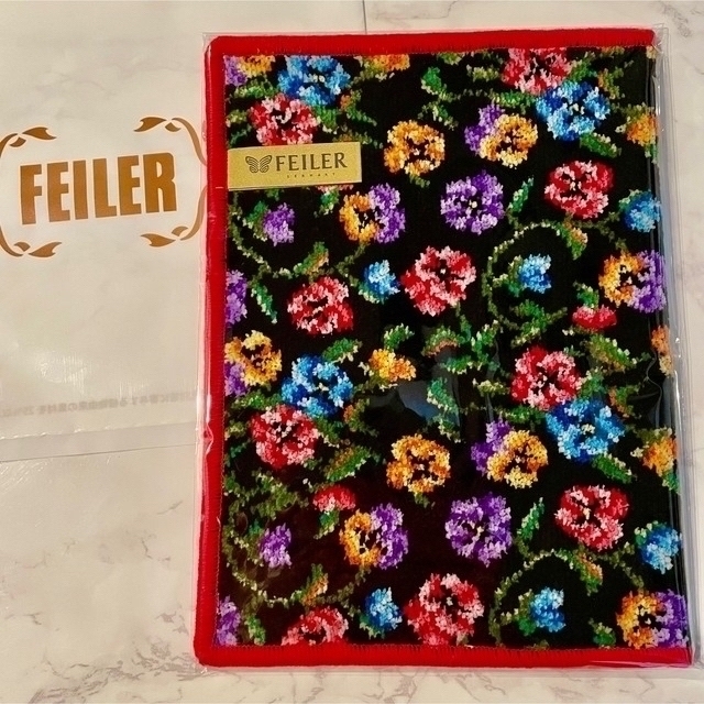 FEILER(フェイラー)の【新品】フェイラー FEILER タオルハンカチ 2枚セット プレゼント袋付 レディースのファッション小物(ハンカチ)の商品写真