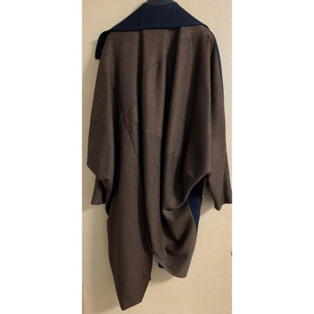 ka na ta ice coat 20AW black×brown タグ付き 2