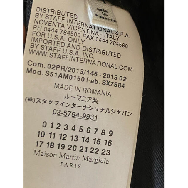 Maison Martin Margiela(マルタンマルジェラ)のお値下げ【レアmaison margiela】レディースレザージャケット レディースのジャケット/アウター(ライダースジャケット)の商品写真