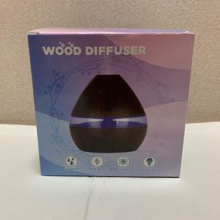 WOOD DIFFUSER ウッド ディフューザー 加湿器 ブラックウッド(加湿器/除湿機)