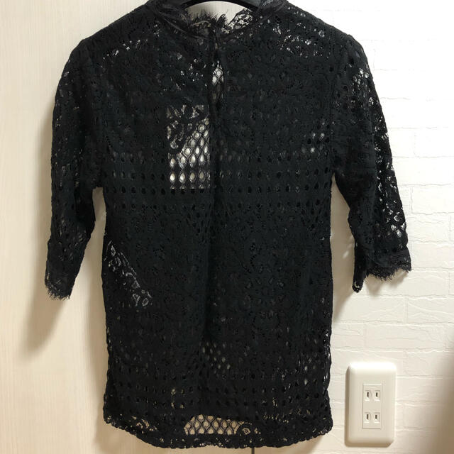 ZARA(ザラ)のzara レーストップス レディースのトップス(シャツ/ブラウス(半袖/袖なし))の商品写真