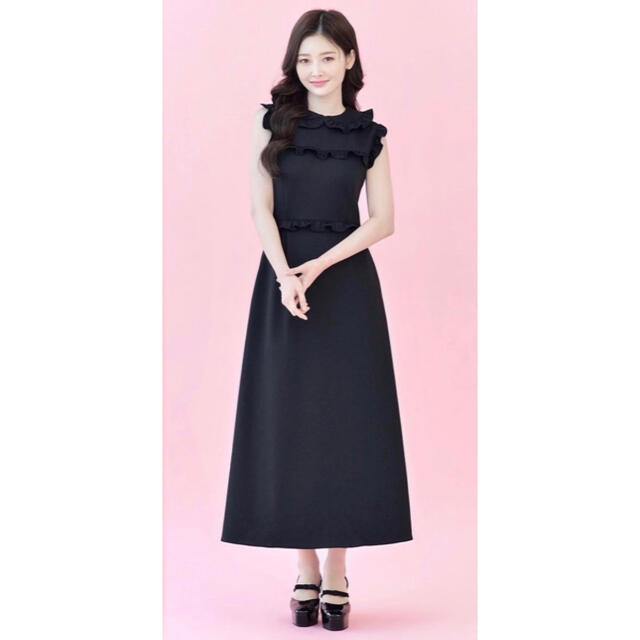 jiltu petit frill longdress ❤︎ - ロングワンピース/マキシワンピース