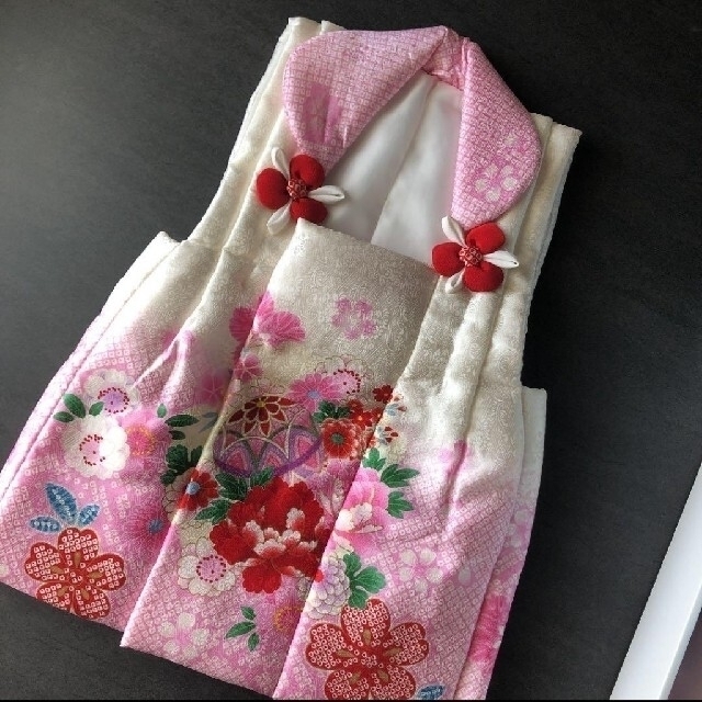 正絹 着物 被布セットの通販 by さくら|ラクマ きょうと花ひめ 3歳 七五三 定番安い