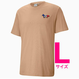 メゾンキツネ(MAISON KITSUNE')のLサイズ【新品】PUMA MaisonKitsune オーバーサイズ Tシャツ(Tシャツ/カットソー(半袖/袖なし))
