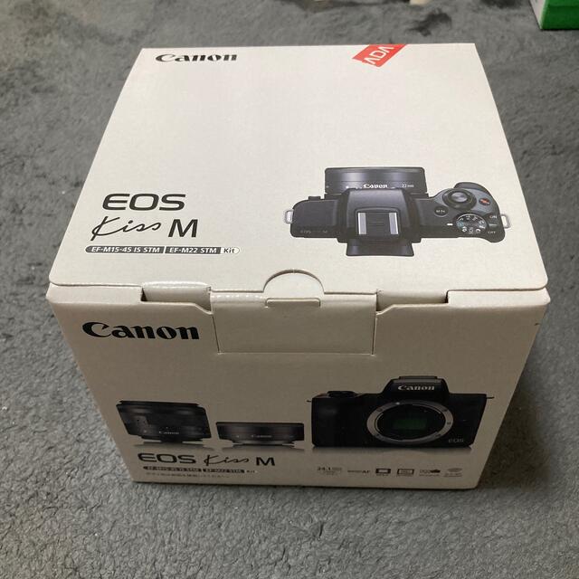 キヤノンCanon EOS Kiss M ダブルレンズキット ブラック