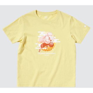 ユニクロ(UNIQLO)のユニクロ KIDS アニメ「鬼滅の刃」 UT グラフィックTシャツ 善逸（半袖）(Tシャツ/カットソー)