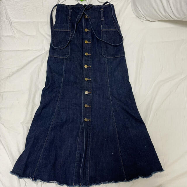 FREE'S MART(フリーズマート)のフリーズマート　スカート　デニム　2way 新品未使用　美品 レディースのスカート(ロングスカート)の商品写真
