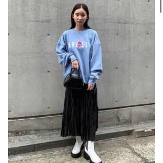 マウジー(moussy)の今季新作♡MOUSSY SILHOUETTE プルオーバー♡青(トレーナー/スウェット)