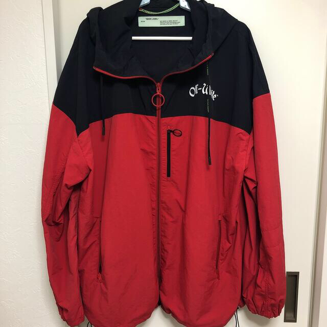 ブランド 新品 off-white NYLON TRACKTOP ナイロンジップアップ