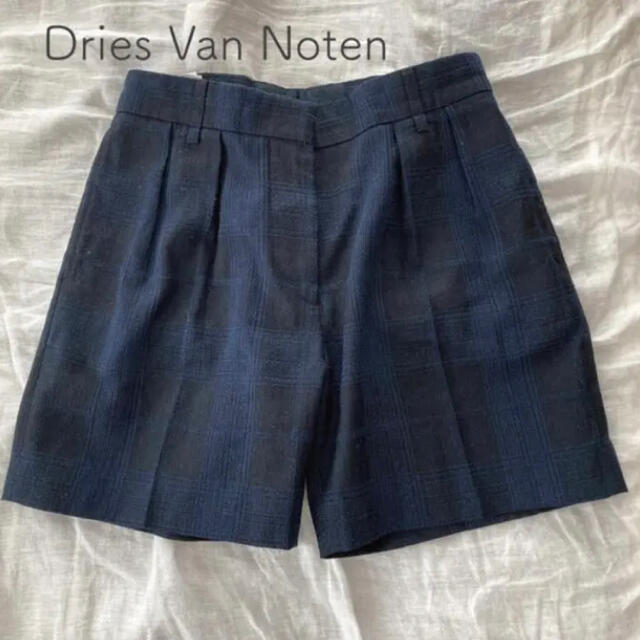 DRIES VAN NOTEN(ドリスヴァンノッテン)のDries Van Noten チェックショートパンツ レディースのパンツ(ショートパンツ)の商品写真