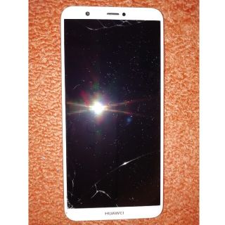 ファーウェイ(HUAWEI)のHUAWEI nova lite 2 32GB【画面割れ】(スマートフォン本体)