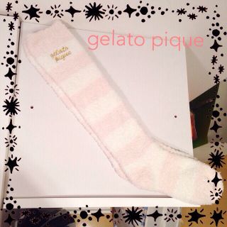 ジェラートピケ(gelato pique)のgelato piqueボーダーソックス(ルームウェア)