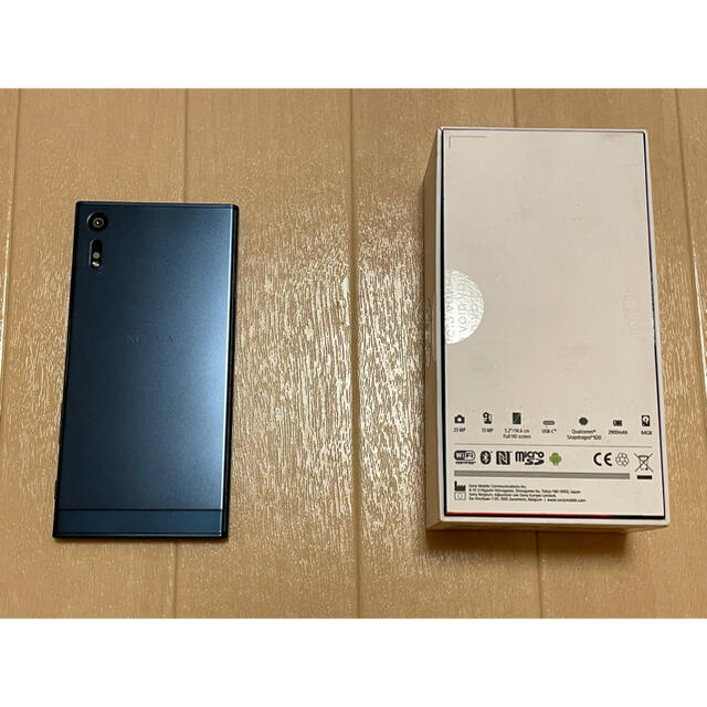 Xperia(エクスペリア)の【llatte様専用】Xperia XZ F8332 Forest Blue スマホ/家電/カメラのスマートフォン/携帯電話(スマートフォン本体)の商品写真