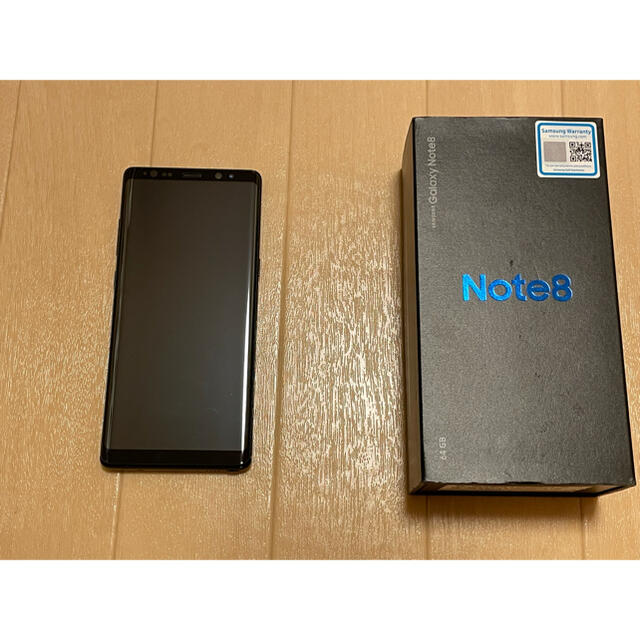 Galaxy Note 8 N950F/DS Midnight Blackスマホ/家電/カメラ