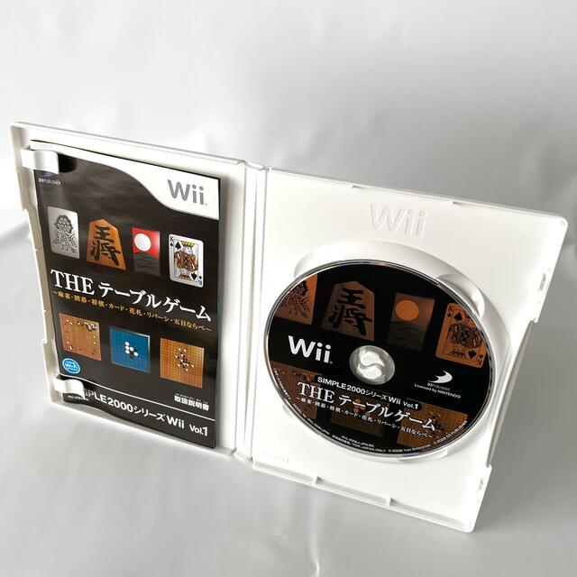 SIMPLE 2000シリーズWii Vol.1 THE テーブルゲーム ～麻雀 エンタメ/ホビーのゲームソフト/ゲーム機本体(家庭用ゲームソフト)の商品写真