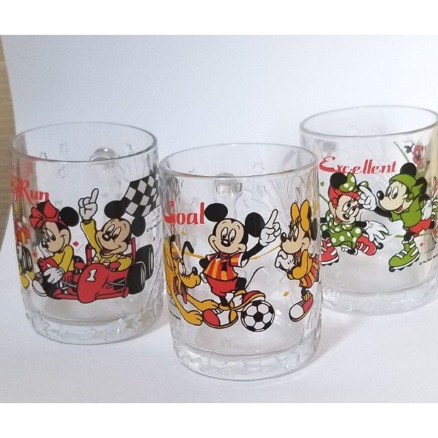 コカ・コーラ - 【レトログラス】ディズニー 3種セット 80年代