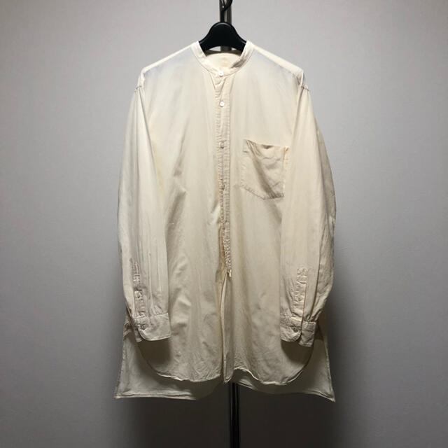 COMOLI(コモリ)の希少ECRU コモリシャツ COMOLI Band Collar Shirt メンズのトップス(シャツ)の商品写真