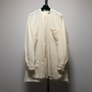 コモリ(COMOLI)の希少ECRU コモリシャツ COMOLI Band Collar Shirt(シャツ)