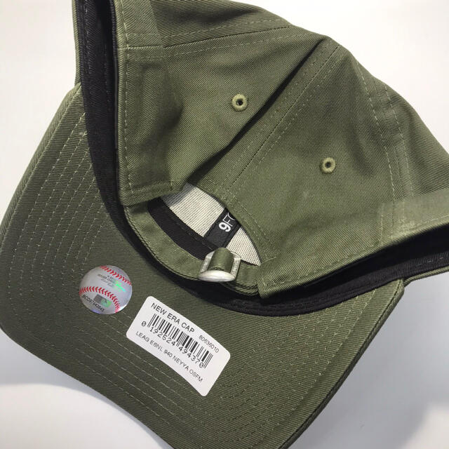 NEW ERA(ニューエラー)のニューエラ キャップ NY ヤンキース 緑 グリーン オリーブ カーキ 白ロゴ メンズの帽子(キャップ)の商品写真
