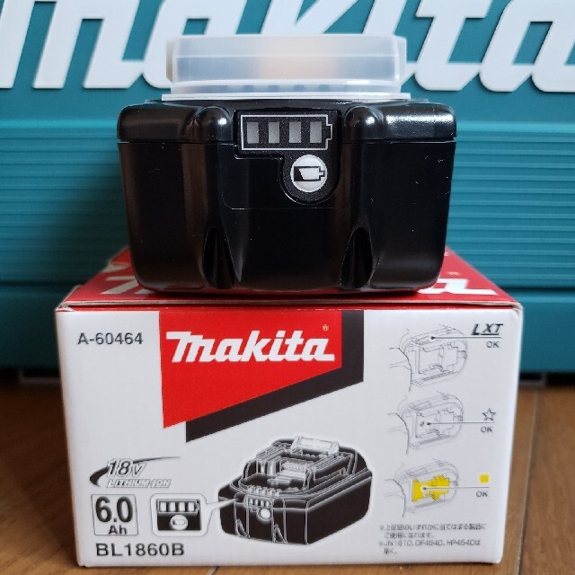 Makita(マキタ)の★☆最新☆★　マキタ　純正　バッテリー BL1860B 【新品・送料無料】 スポーツ/アウトドアの自転車(工具/メンテナンス)の商品写真