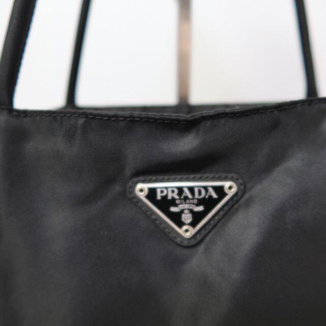 PRADA(プラダ)のb454 美品！PRADAプラダ ナイロントートバッグ 黒 肩掛け肩かけ レディースのバッグ(トートバッグ)の商品写真