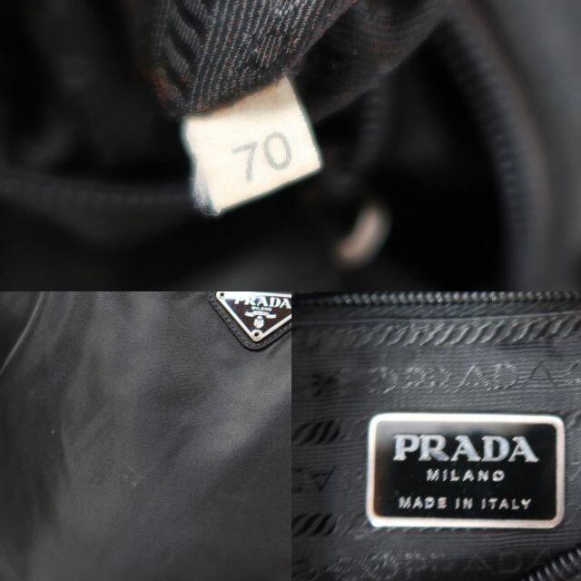 PRADA(プラダ)のb454 美品！PRADAプラダ ナイロントートバッグ 黒 肩掛け肩かけ レディースのバッグ(トートバッグ)の商品写真