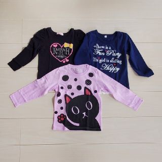 100センチ　女の子の服３枚セット(Tシャツ/カットソー)