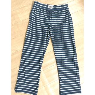 ギャップ(GAP)の美品！ＧＡＰ130 ボーダーフリースパンツ(パジャマ)