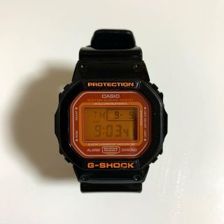 ジーショック(G-SHOCK)のG-SHOCK DW-5600CS ブラック&オレンジ CASIO 腕時計(腕時計(デジタル))