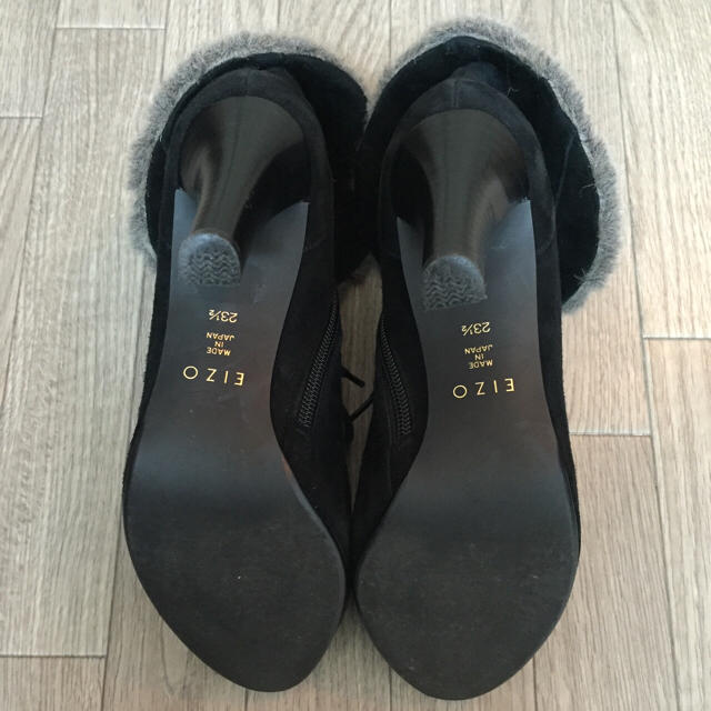 EIZO ショートブーツ/23.5cm/ブラック レディースの靴/シューズ(ブーツ)の商品写真