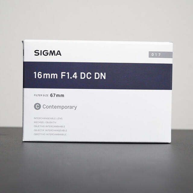 SIGMA 16mm F1.4 DC DN シグマ　Sony Eマウント
